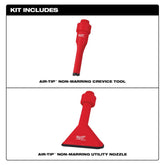 Milwaukee Electric Tool Air-tip Vacuum Attachment Non-marring Utility
